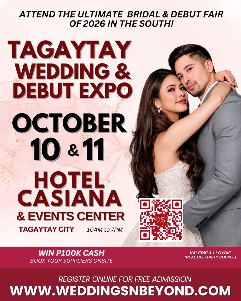 Tagaytay Wedding and Debut Expo 2026 poster
